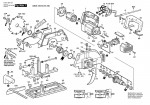 Bosch 0 601 568 142 GKS 65 Circular hand saw 240 V / GB Spare Parts GKS65